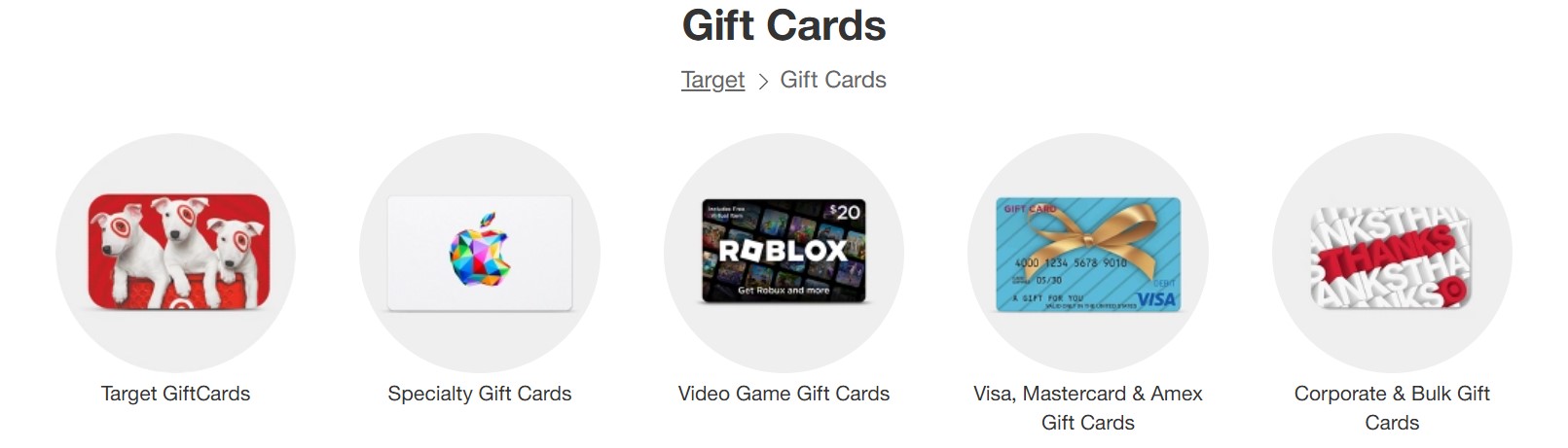 target gift card balance check